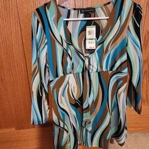 INC International Concepts 3/4 sleeve top